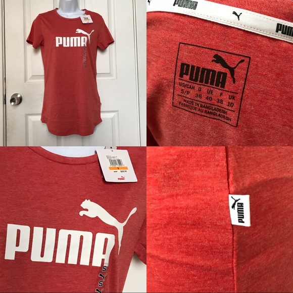 puma red t shirt